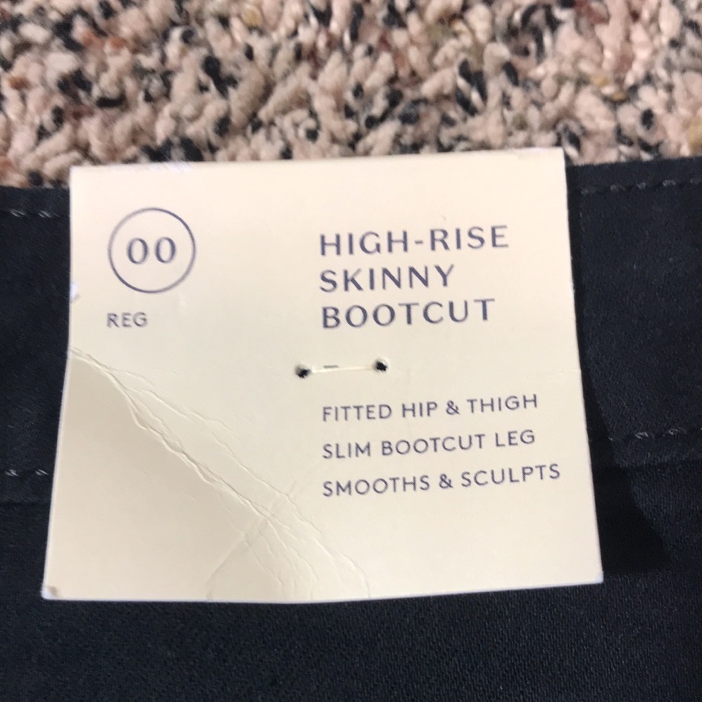 Universal Thread High Rise Bootcut Skinny Bundle Size 00 Cream & Black | NWT - Picture 11 of 11